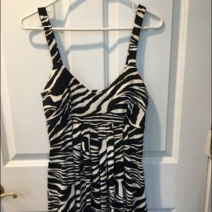 Hypnotik Black and White Print Dress Sz S
